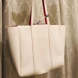 ZARA white tote (reversible)